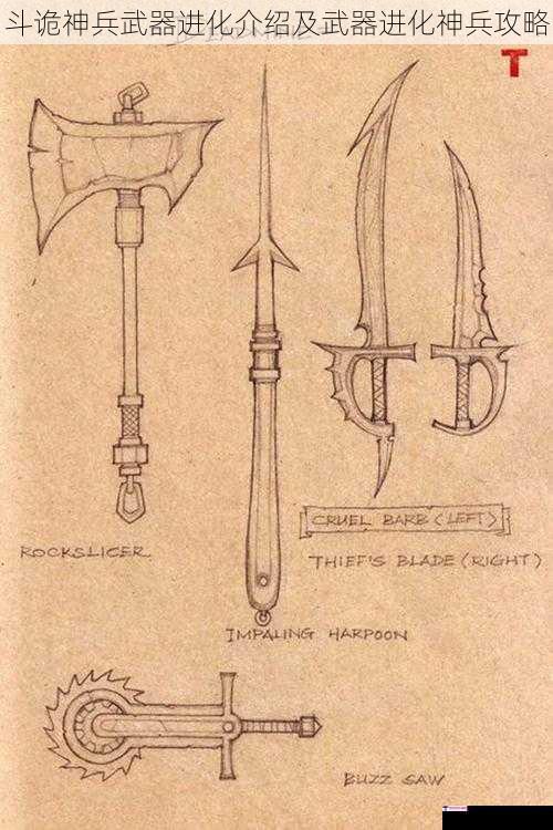 斗诡神兵武器进化介绍及武器进化神兵攻略