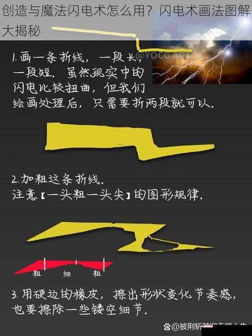 创造与魔法闪电术怎么用？闪电术画法图解大揭秘