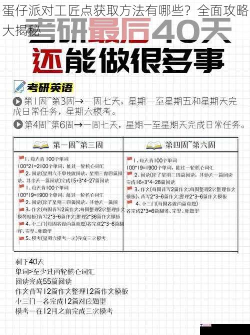 蛋仔派对工匠点获取方法有哪些？全面攻略大揭秘