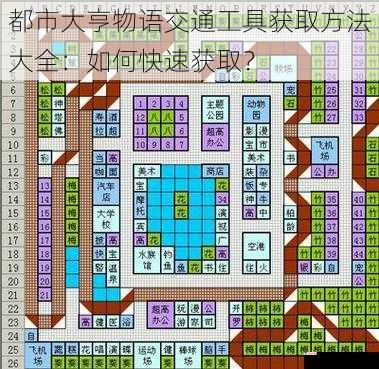 都市大亨物语交通工具获取方法大全：如何快速获取？