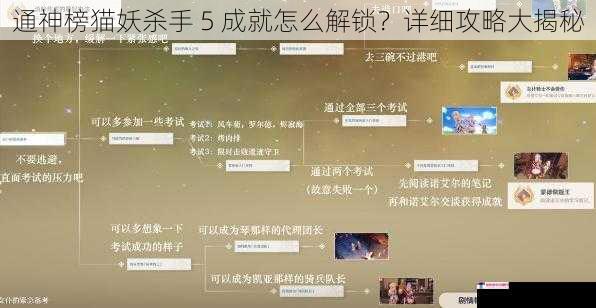 通神榜猫妖杀手 5 成就怎么解锁？详细攻略大揭秘