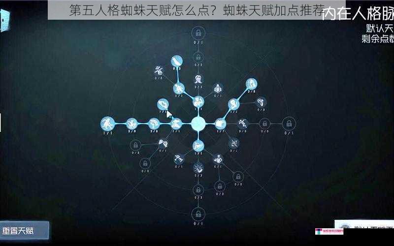 第五人格蜘蛛天赋怎么点？蜘蛛天赋加点推荐