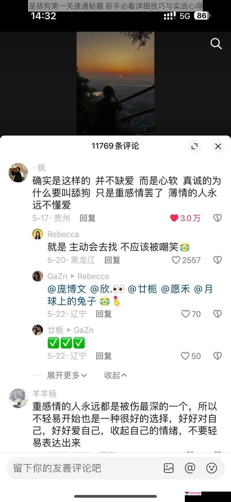 我不是舔狗第一关速通秘籍 新手必看详细技巧与实战心得分享