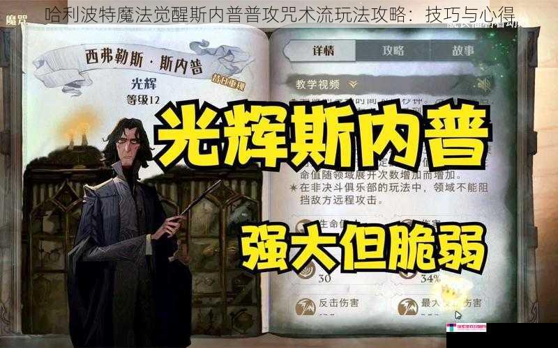 哈利波特魔法觉醒斯内普普攻咒术流玩法攻略：技巧与心得