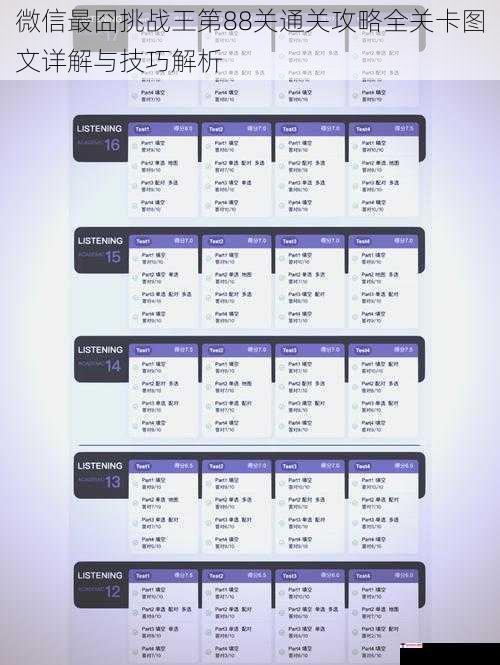 微信最囧挑战王第88关通关攻略全关卡图文详解与技巧解析